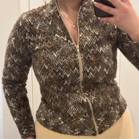 VIntage Women's Zigzag Pattern Jacket - Picture 7 of 7